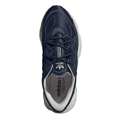 Night Indigo - Lifestyle - Adidas Childrens-Kids Ozweego Logo Suede Low Cut Trainers