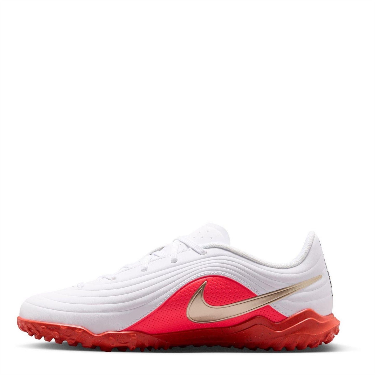 White-Red - Side - Nike Childrens-Kids Tiempo Club Football Boots