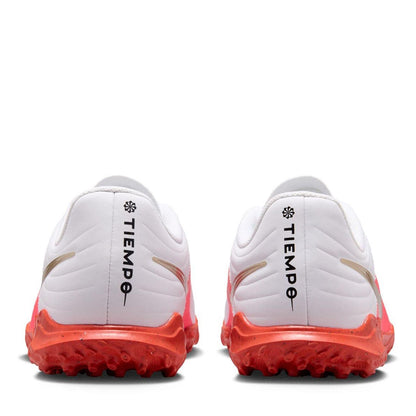 White-Red - Close up - Nike Childrens-Kids Tiempo Club Football Boots