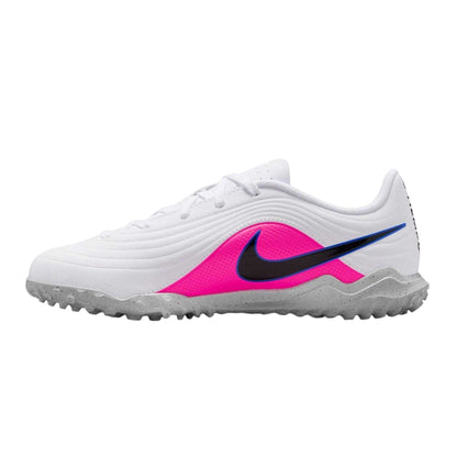 Blue-White-Pink - Side - Nike Childrens-Kids Tiempo Club Football Boots
