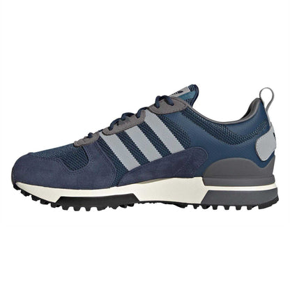 Grey - Side - Adidas Mens ZX 700 HD Suede Low Trainers