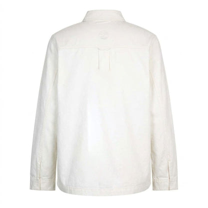 Vintage White - Back - Timberland Mens Canvas Field Jacket