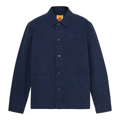 Dark Sapphire - Front - Timberland Mens Canvas Field Jacket