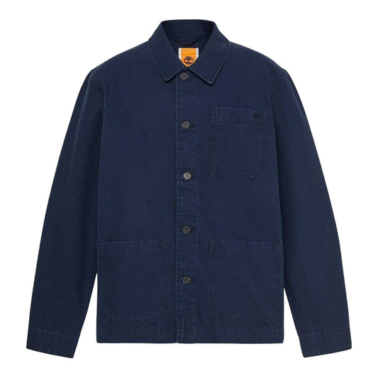 Dark Sapphire - Front - Timberland Mens Canvas Field Jacket