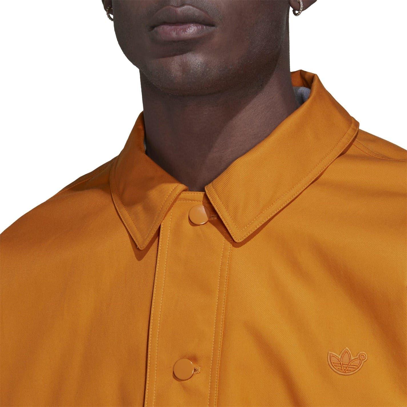 Orange - Side - Adidas Womens-Ladies Tie Break Jacket