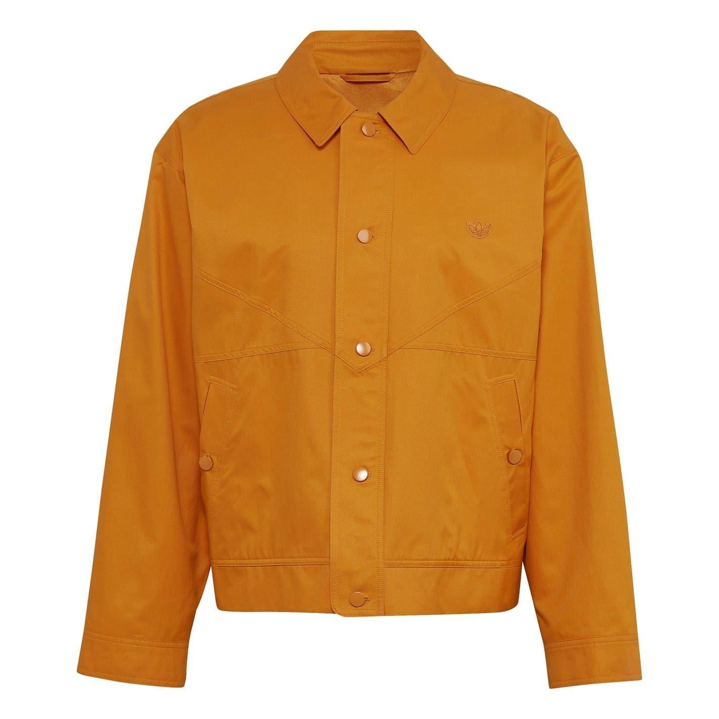 Orange - Front - Adidas Womens-Ladies Tie Break Jacket