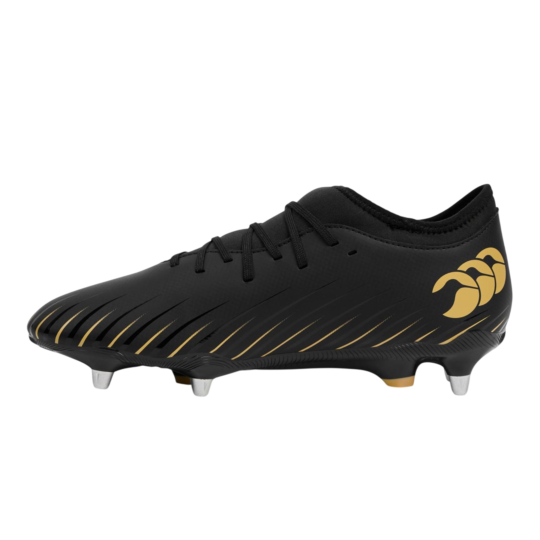 Black - Back - Canterbury Mens Speed Falcon Team Soft Ground Rugby Boots