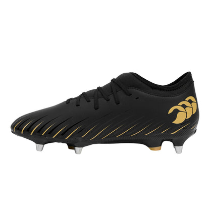 Black - Back - Canterbury Mens Speed Falcon Team Soft Ground Rugby Boots