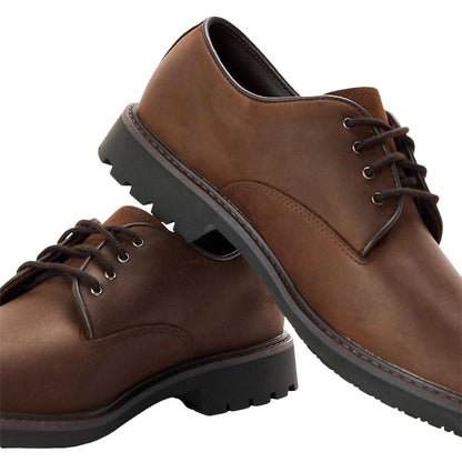 Dark Brown - Lifestyle - Timberland Mens Leather Waterproof Formal Derby Shoes