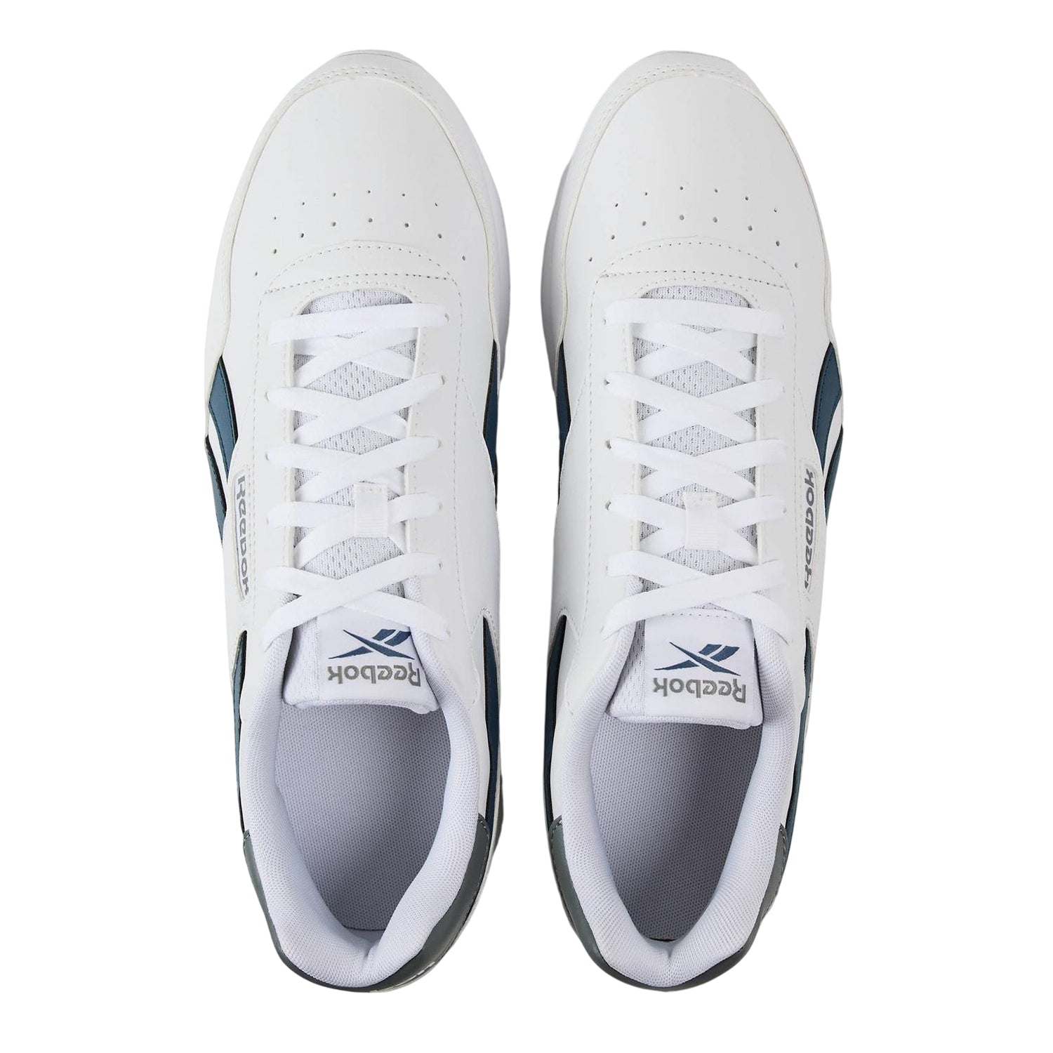 White-Grey - Side - Reebok Mens Rewind Run Trainers