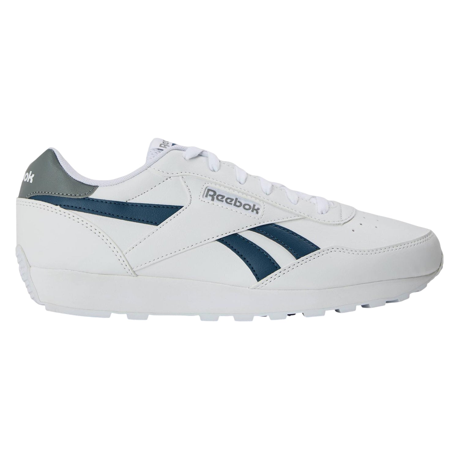 White-Grey - Front - Reebok Mens Rewind Run Trainers