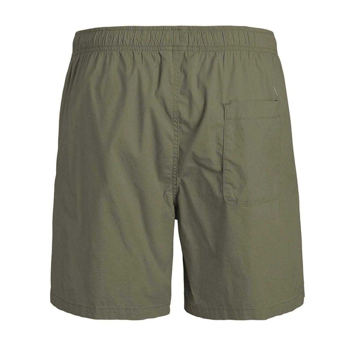 Aloe Green - Back - Jack And Jones Mens Woven Track Shorts