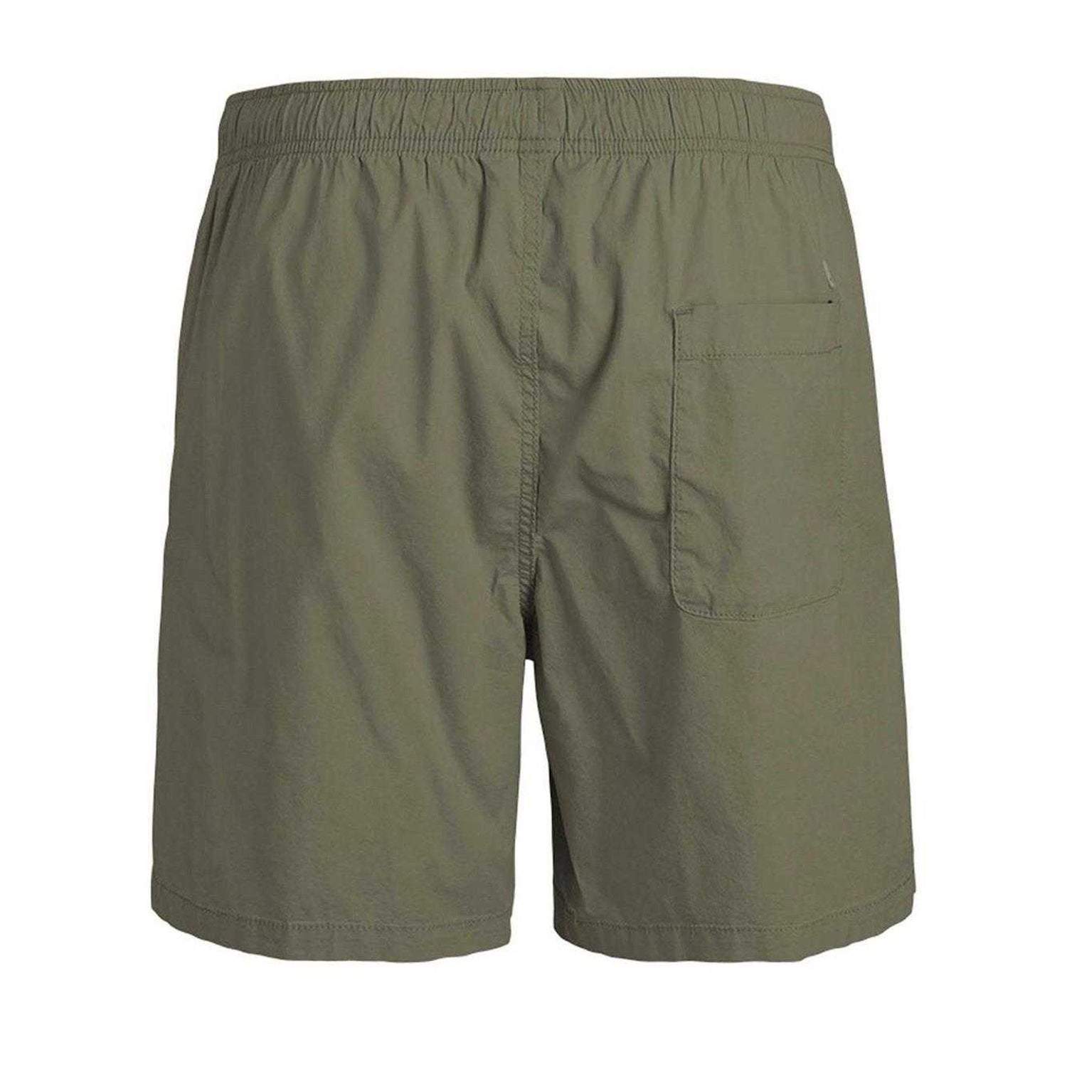 Aloe Green - Back - Jack And Jones Mens Woven Track Shorts