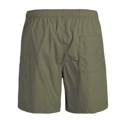 Aloe Green - Back - Jack And Jones Mens Woven Track Shorts