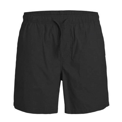 Black - Front - Jack And Jones Mens Woven Track Shorts