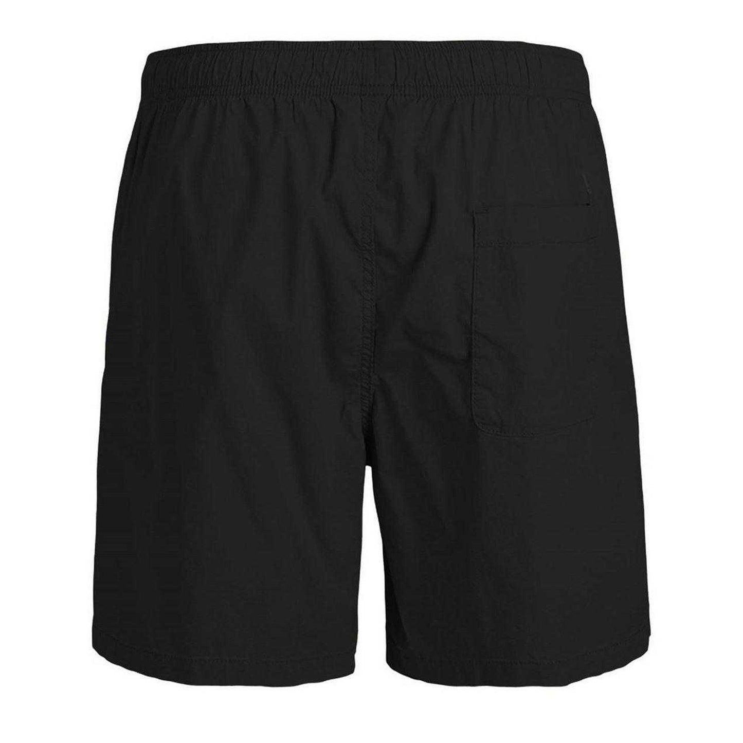 Black - Back - Jack And Jones Mens Woven Track Shorts