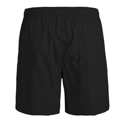 Black - Back - Jack And Jones Mens Woven Track Shorts