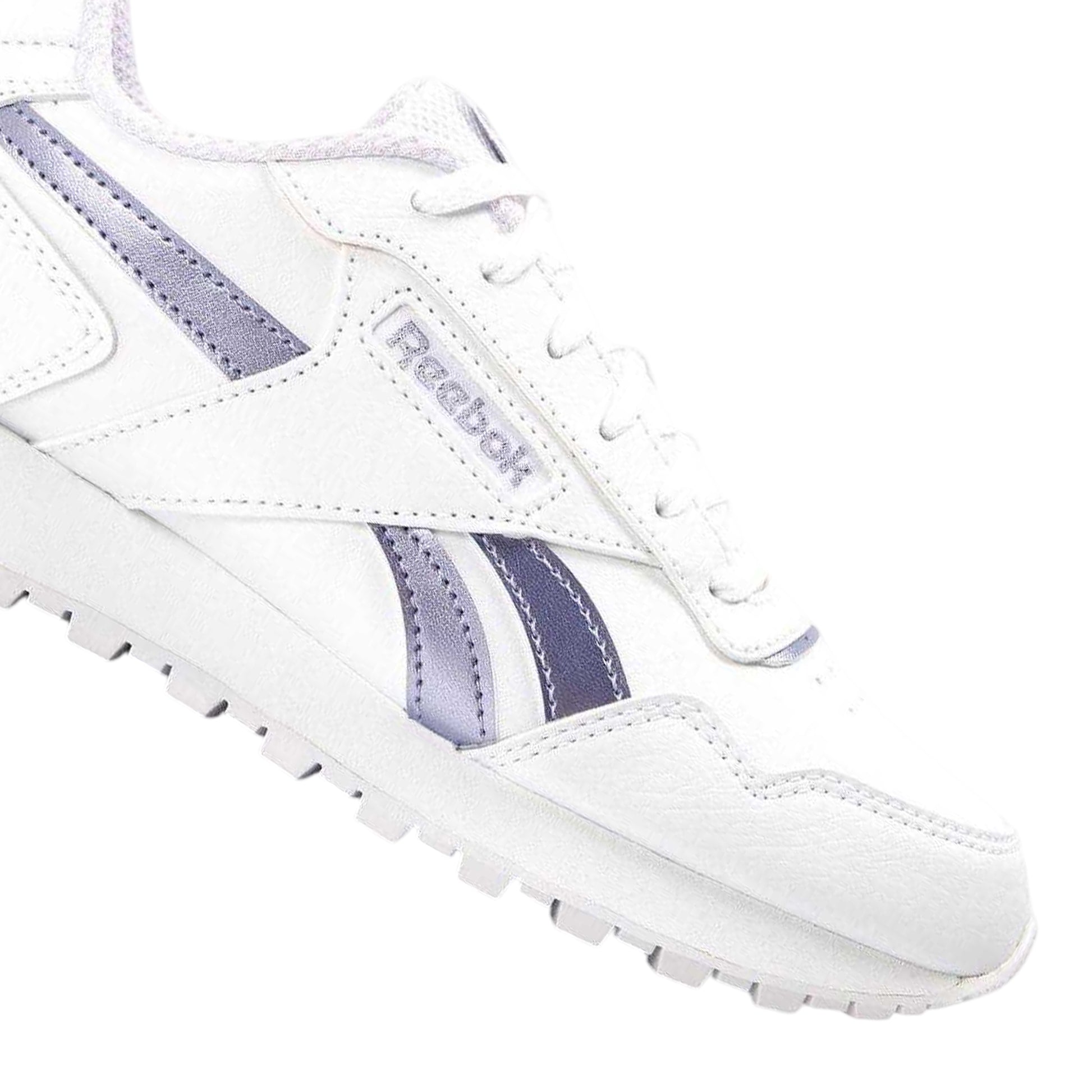 White-Purple - Back - Reebok Childrens-Kids Glide Trainers