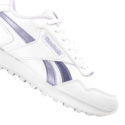 White-Purple - Back - Reebok Childrens-Kids Glide Trainers