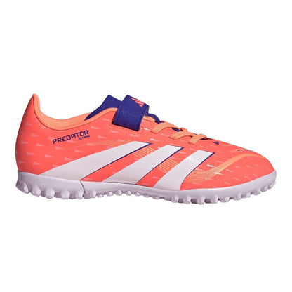 Orange-White - Lifestyle - Adidas Childrens-Kids Predator Club Synthetic Artificial Ground Football Boots