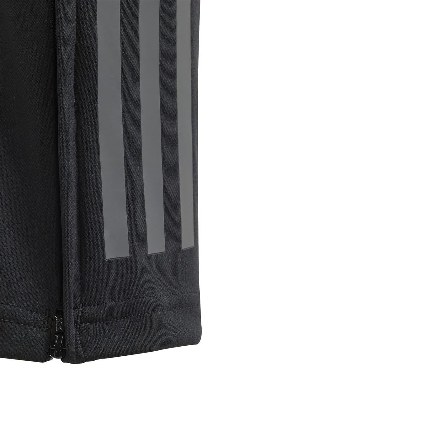 Black-Dark Grey - Pack Shot - Adidas Childrens-Kids Tiro 24 Competition Tracksuit Bottoms