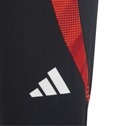 Black-Solar Red - Lifestyle - Adidas Childrens-Kids Tiro 24 Competition Tracksuit Bottoms