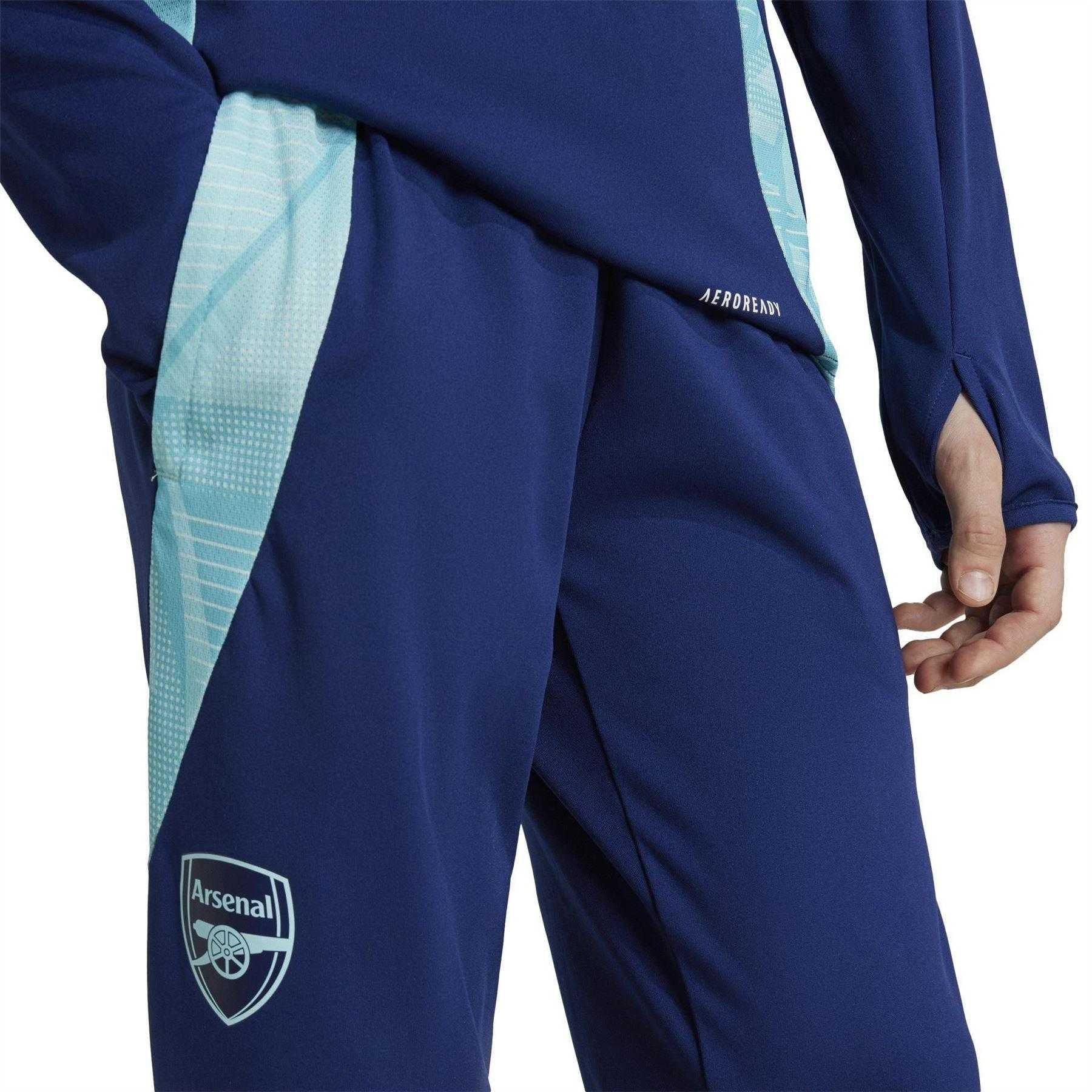 Night Sky - Side - Adidas Childrens-Kids Tiro 24 Arsenal FC Training Tracksuit Bottoms