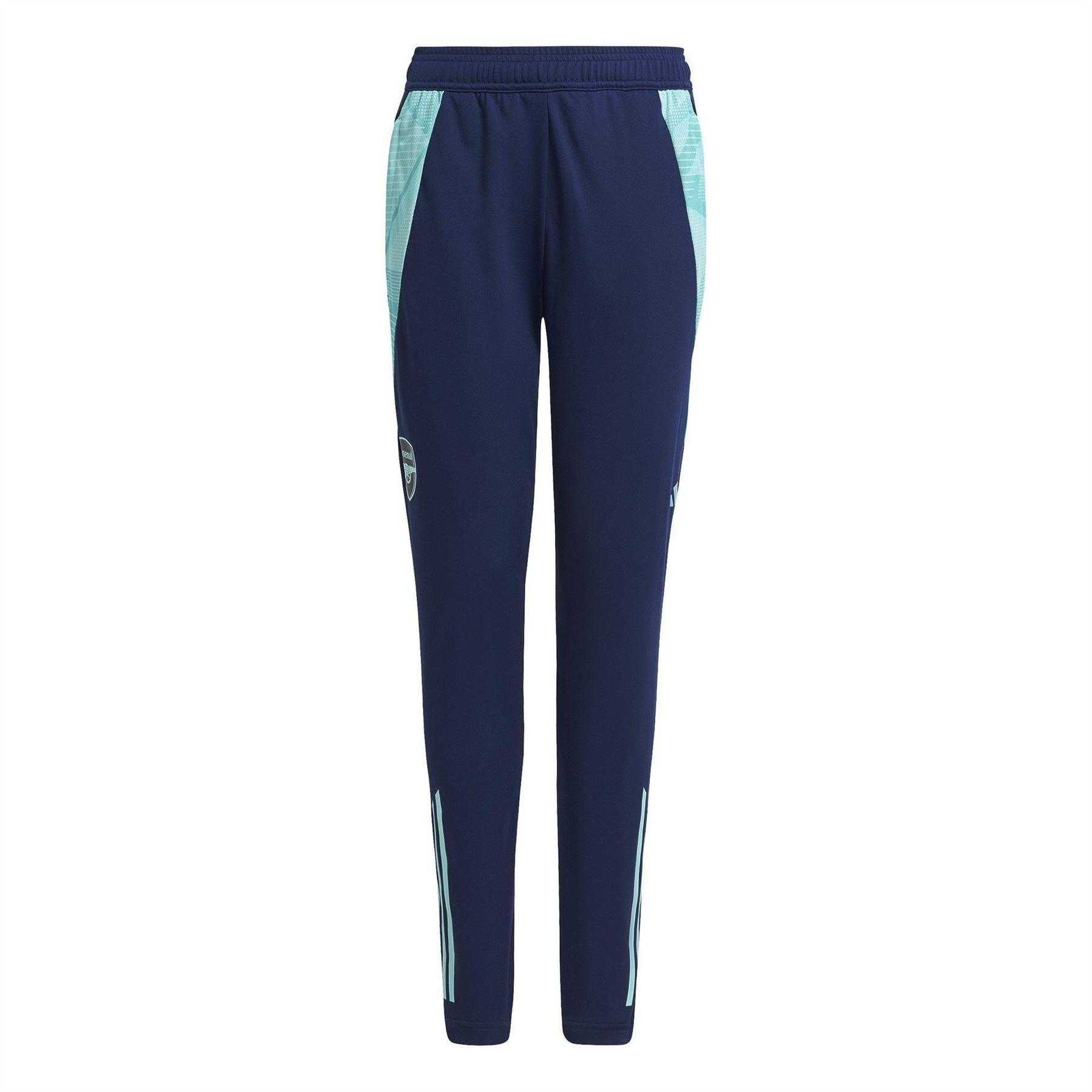 Night Sky - Front - Adidas Childrens-Kids Tiro 24 Arsenal FC Training Tracksuit Bottoms