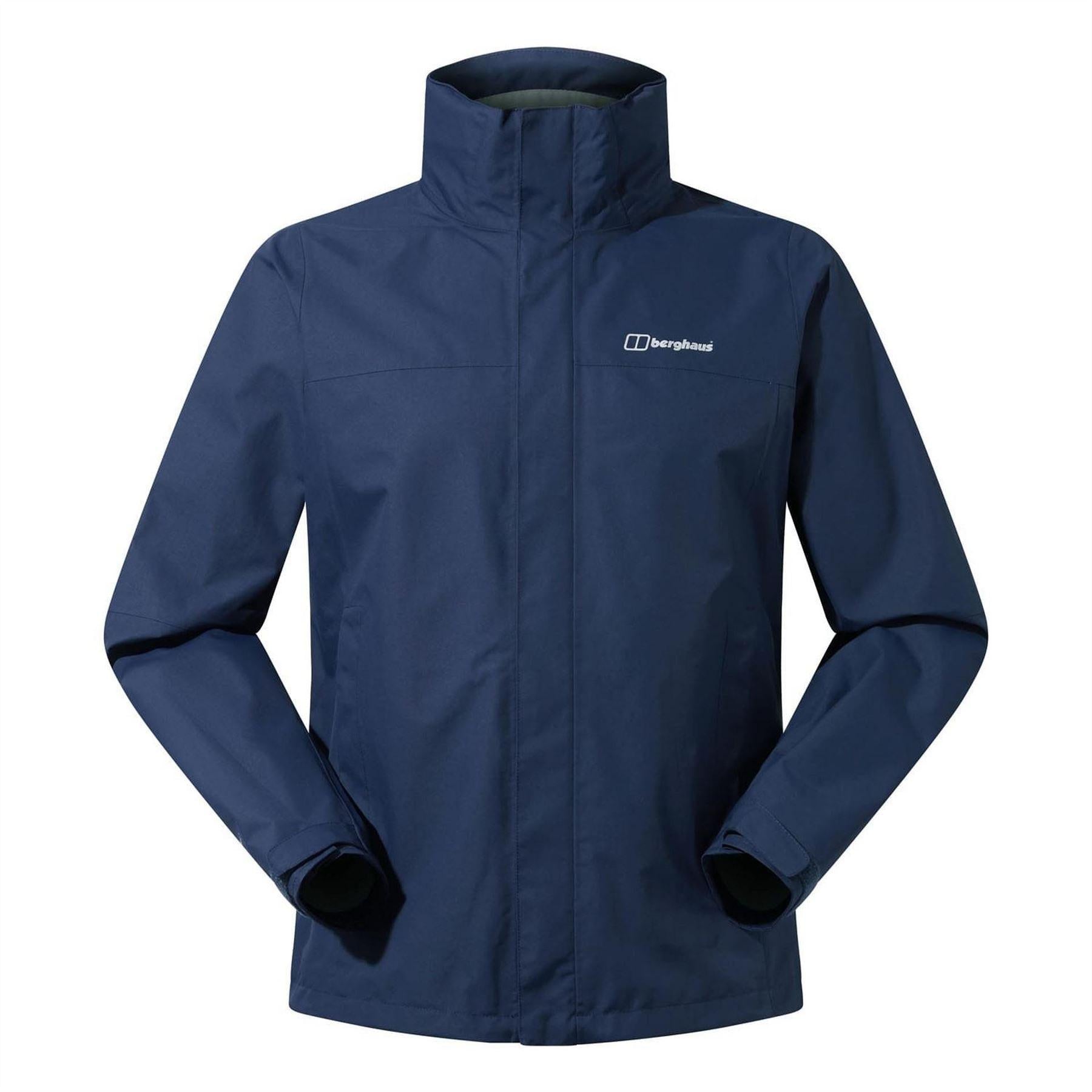 Dark Blue - Front - Berghaus Mens RG Alpha 2.0 Shell Jacket