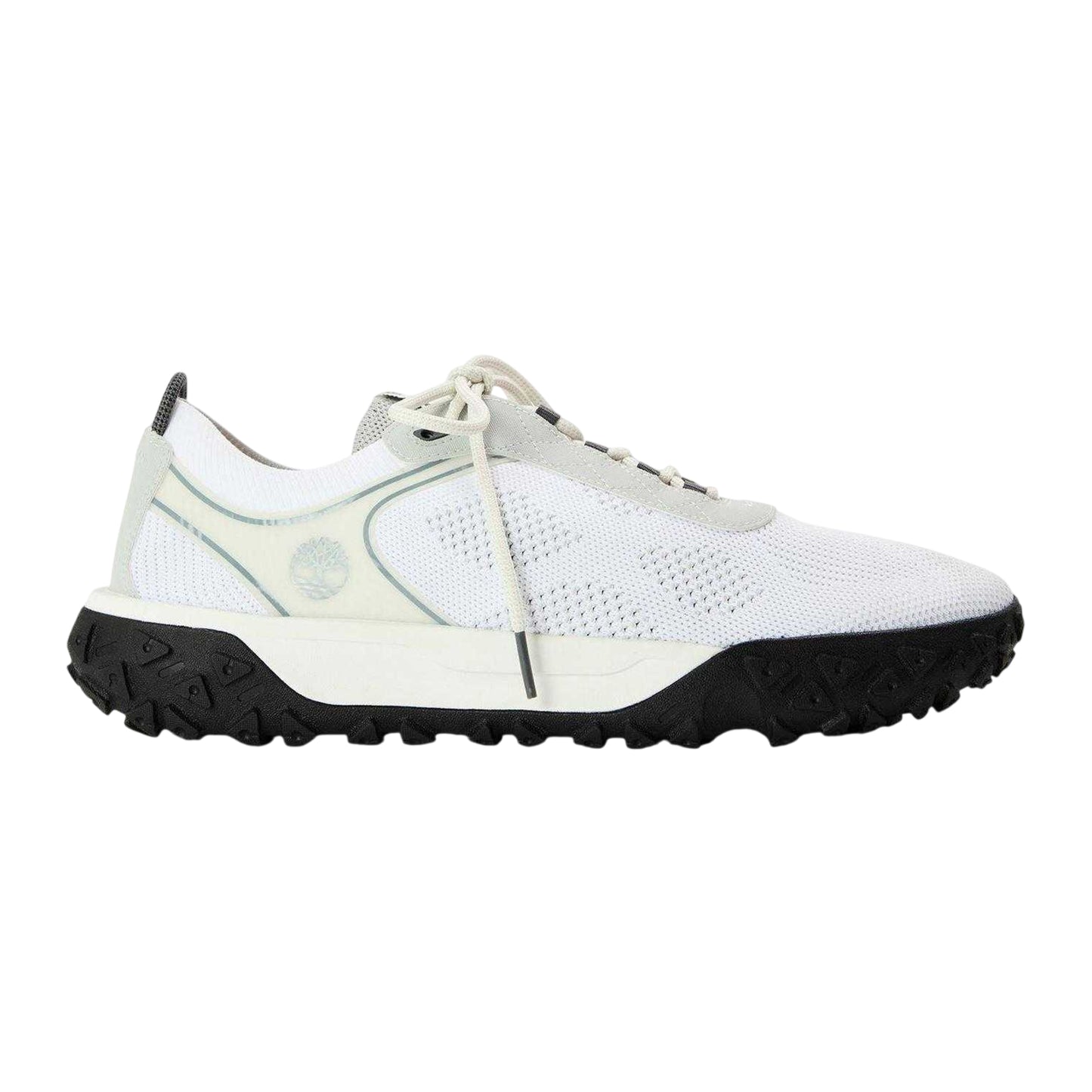 White - Front - Timberland Mens Motion 6 Knitted GreenStride Trainers