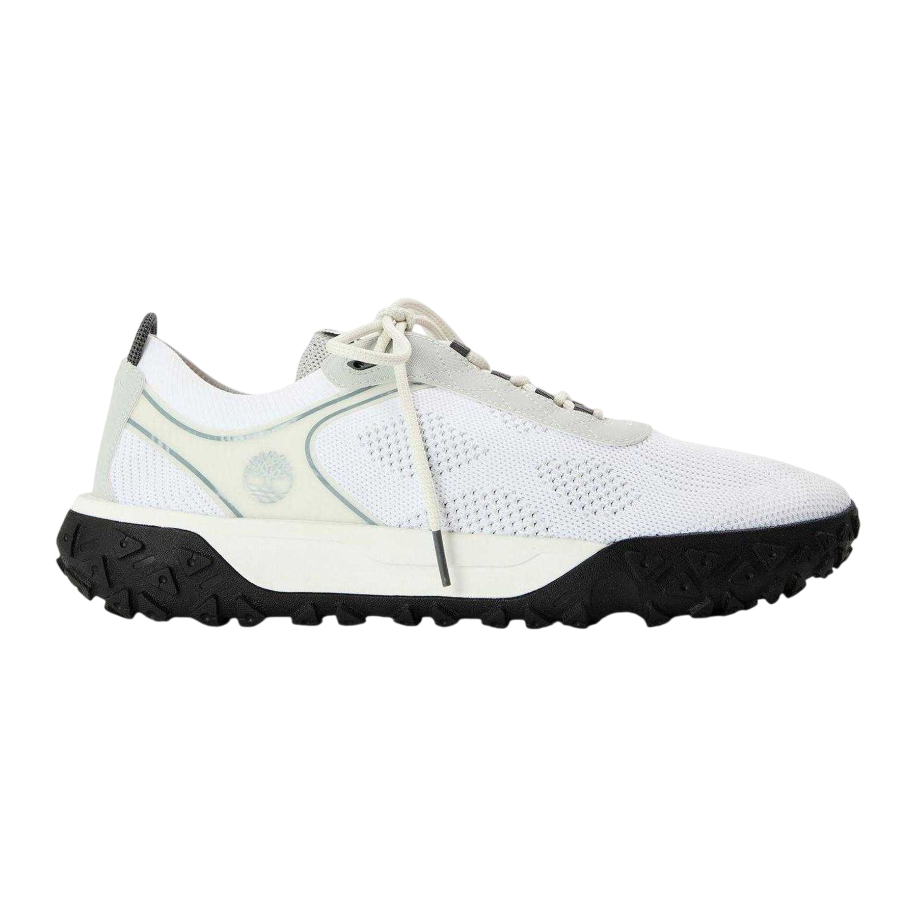 White - Front - Timberland Mens Motion 6 Knitted GreenStride Trainers