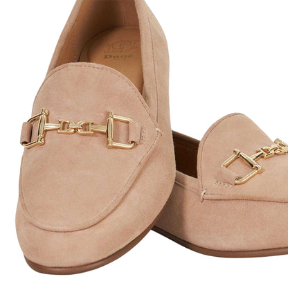 Taupe - Lifestyle - Dune London Womens-Ladies Glair Suede Loafers