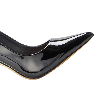 Black - Lifestyle - Aldo Womens-Ladies Stessy2.0 Patent Leather Court Shoes