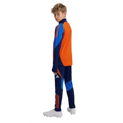 Team Navy Blue - Back - Adidas Childrens-Kids Tiro 24 Competition Juventus FC Training Tracksuit Bottoms