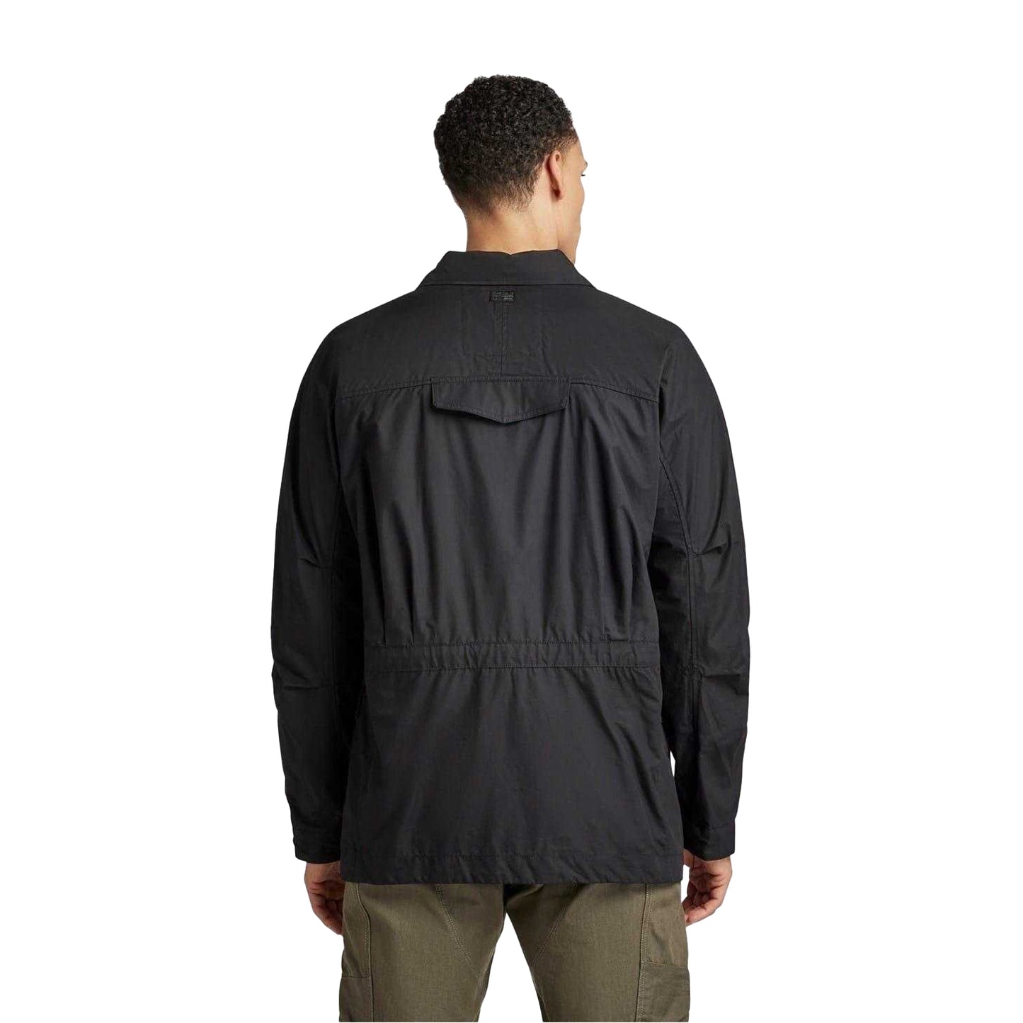 Dark Black - Back - G-Star Mens Woven Field Jacket