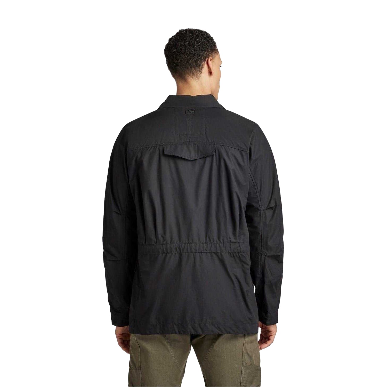 Dark Black - Back - G-Star Mens Woven Field Jacket