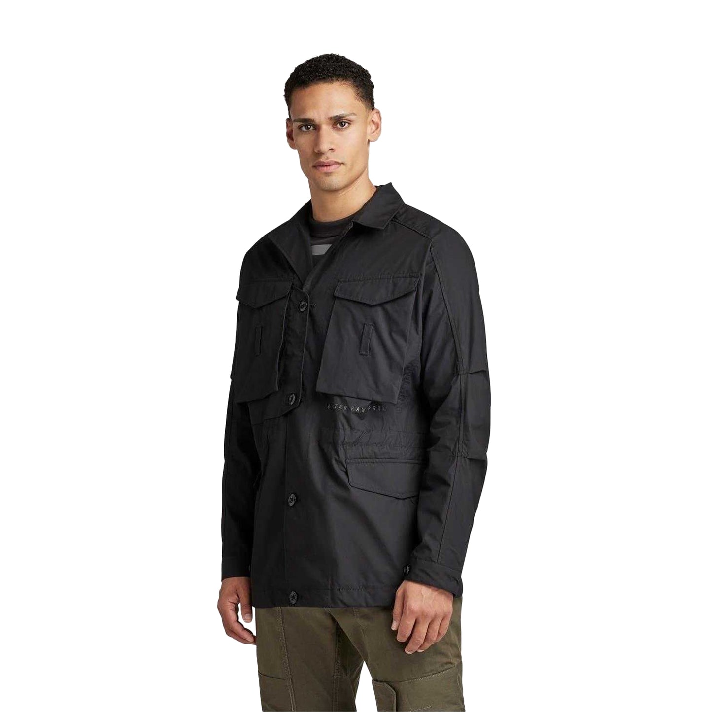 Dark Black - Lifestyle - G-Star Mens Woven Field Jacket