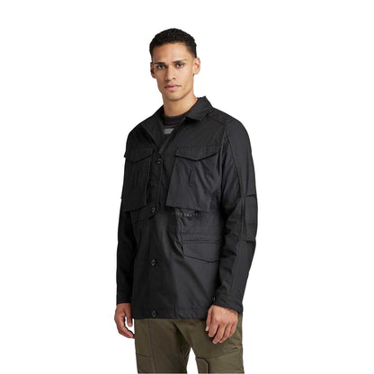 Dark Black - Lifestyle - G-Star Mens Woven Field Jacket
