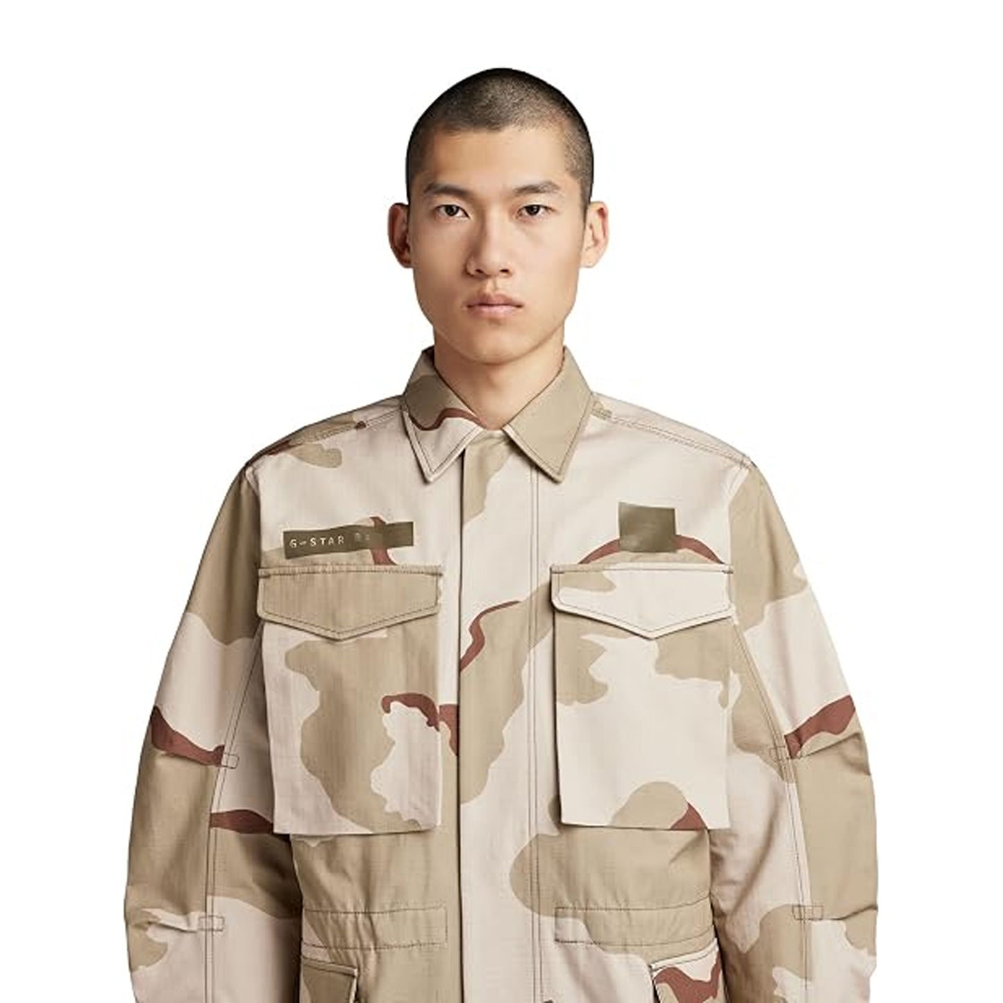 Dark Brick - Side - G-Star Mens Core Field Jacket