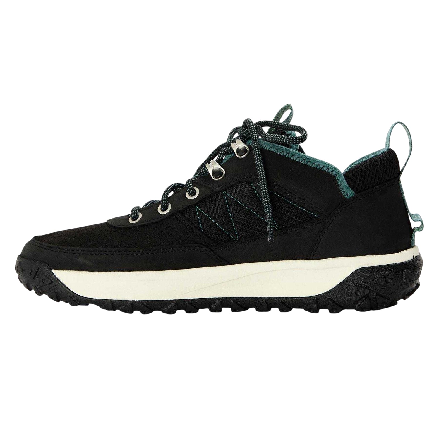 Black-White - Back - Timberland Womens-Ladies Motion 6 Leather GreenStride Walking Shoes