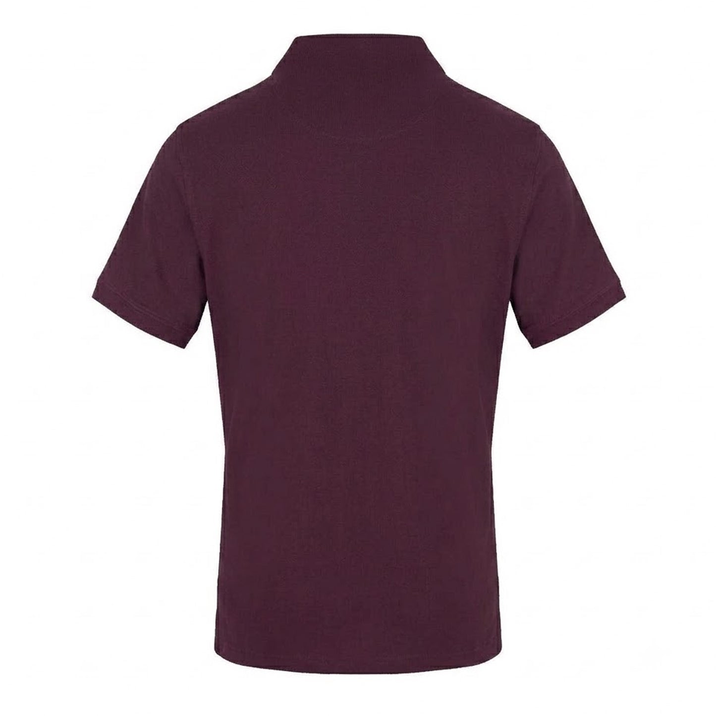 Red - Back - Aquascutum Mens Cotton Polo Shirt