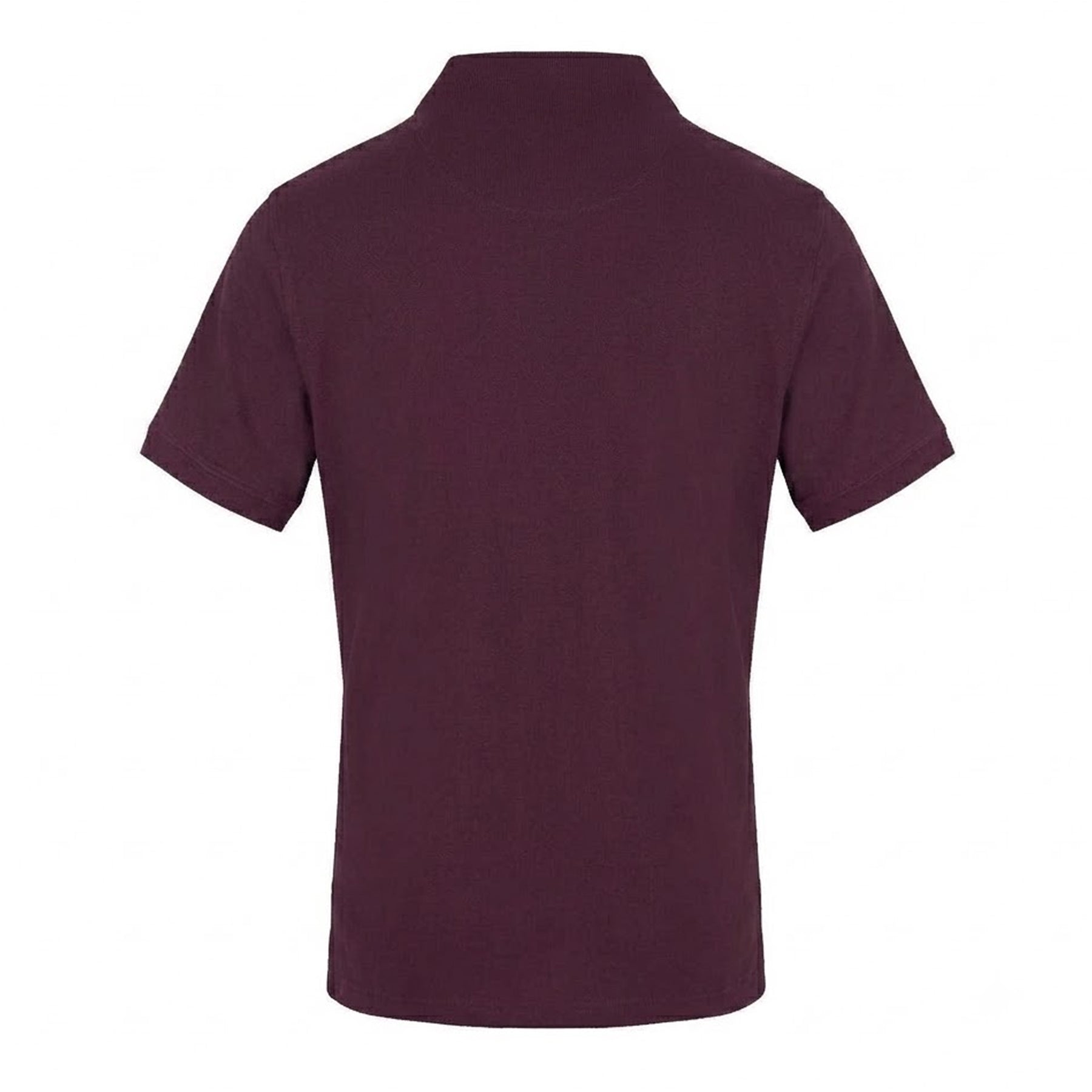 Red - Back - Aquascutum Mens Cotton Polo Shirt