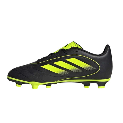 Black-Lemon - Side - Adidas Childrens-Kids Goletto VIII Firm Ground Football Boots