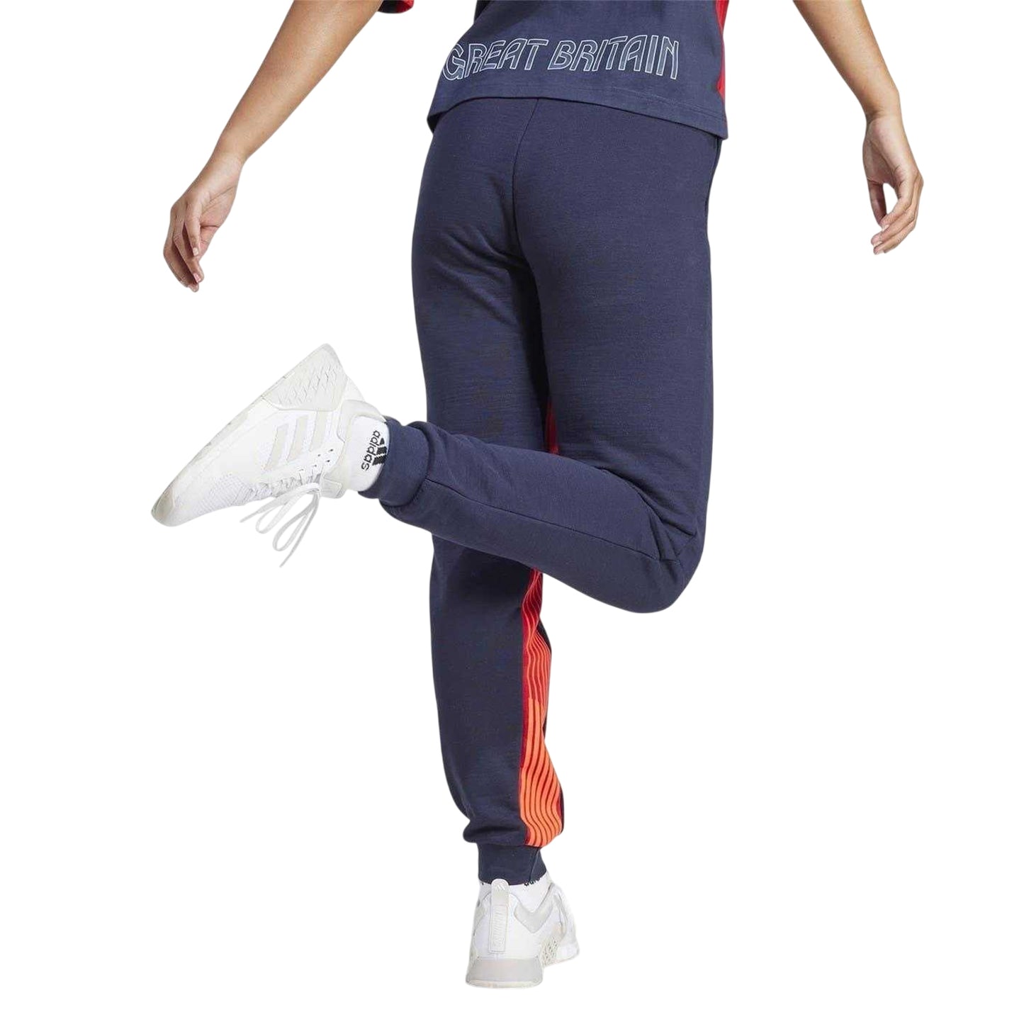 Legend Ink - Back - Adidas Womens-Ladies Team GB Joggers
