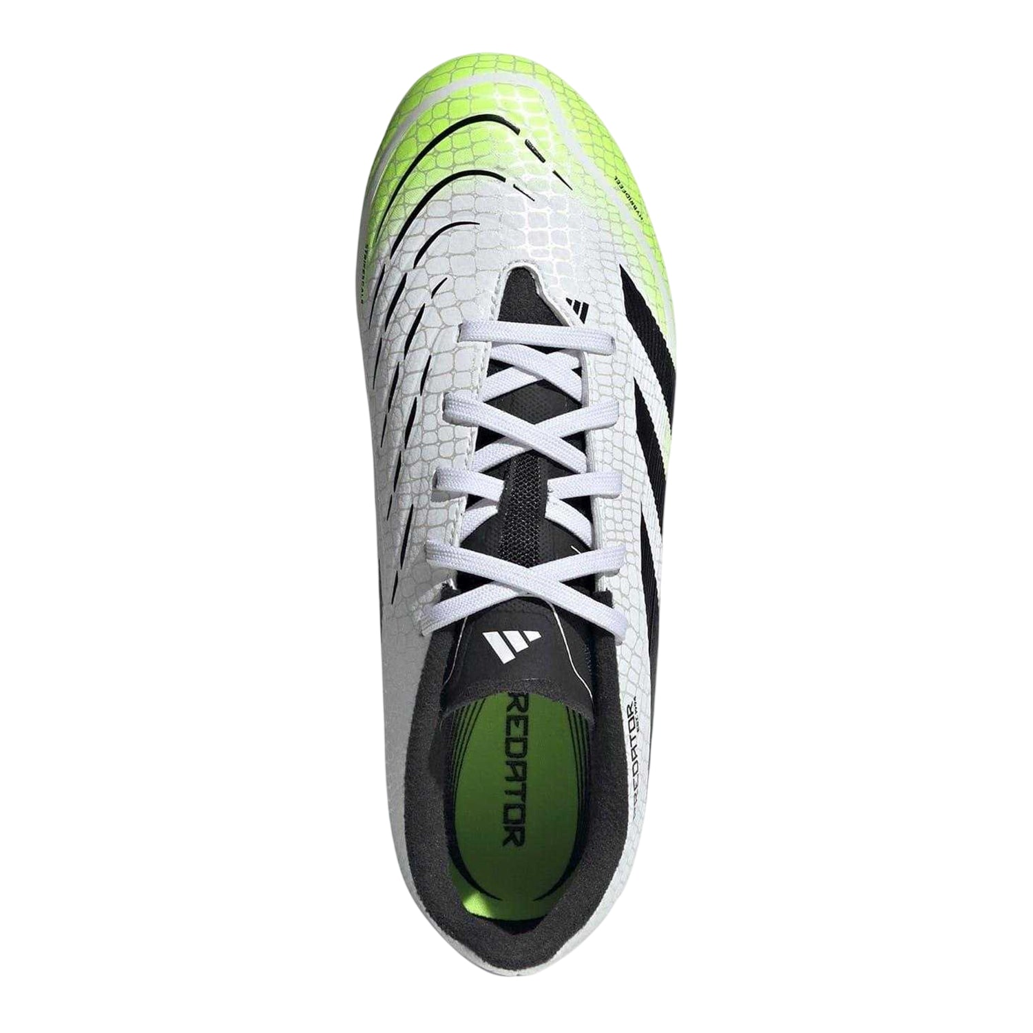 White-Lemon - Lifestyle - Adidas Childrens-Kids Predator League 3 Stripes Firm Ground Football Boots