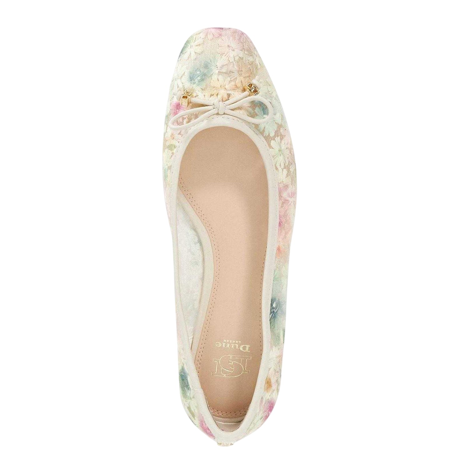 Multicoloured - Lifestyle - Dune London Womens-Ladies Lo Hennie Floral Ballet Flats