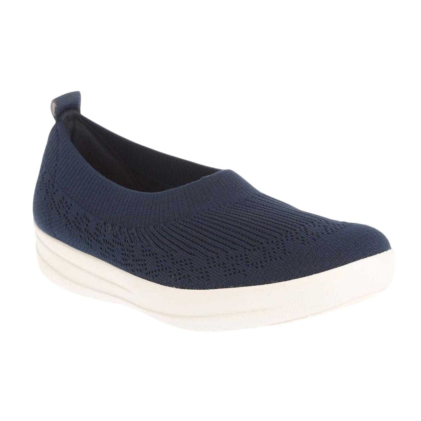 Navy - Side - Fit Flop Womens-Ladies Uberknit Pumps