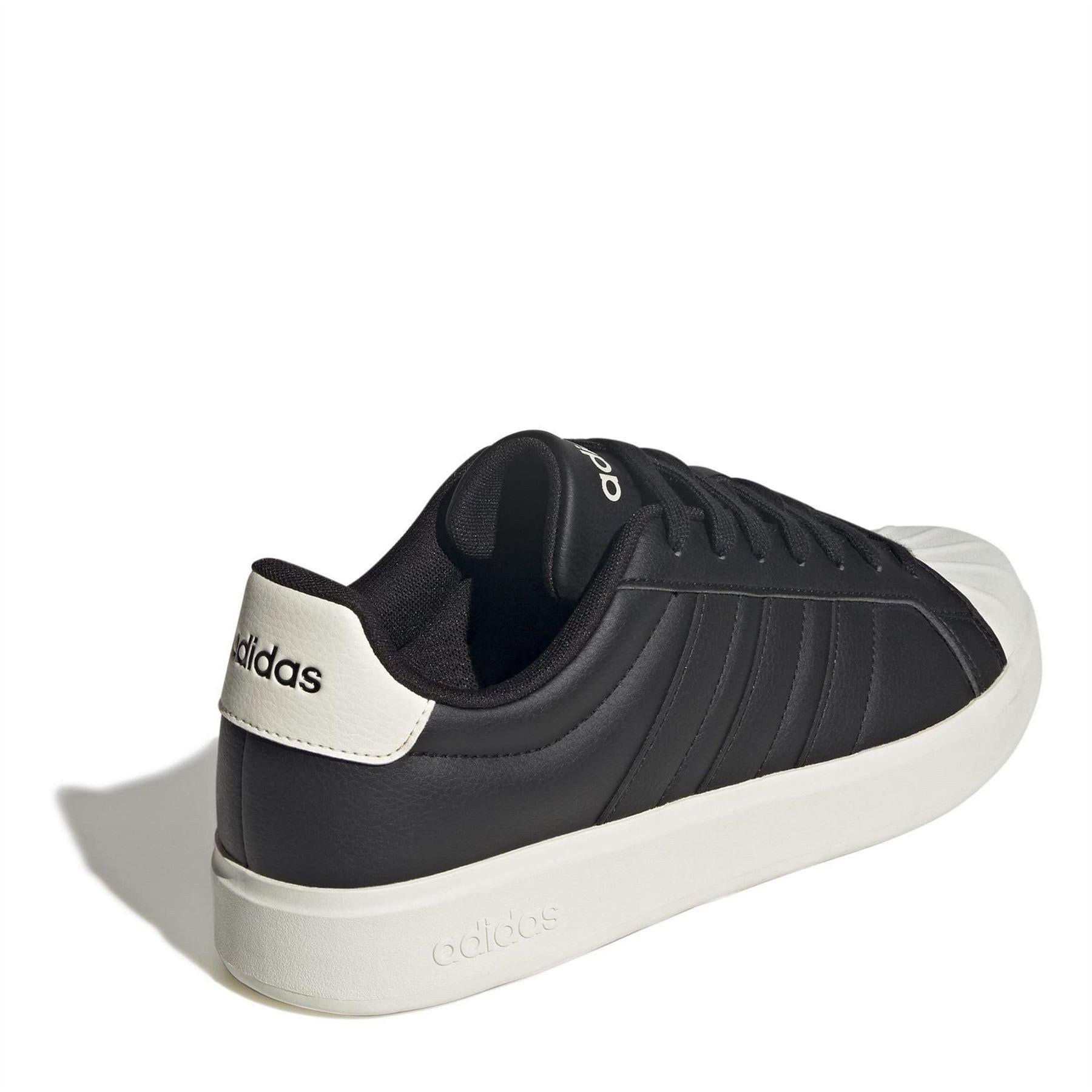 Core Black-White - Lifestyle - Adidas Mens Streettalk Low Lace Up Trainers