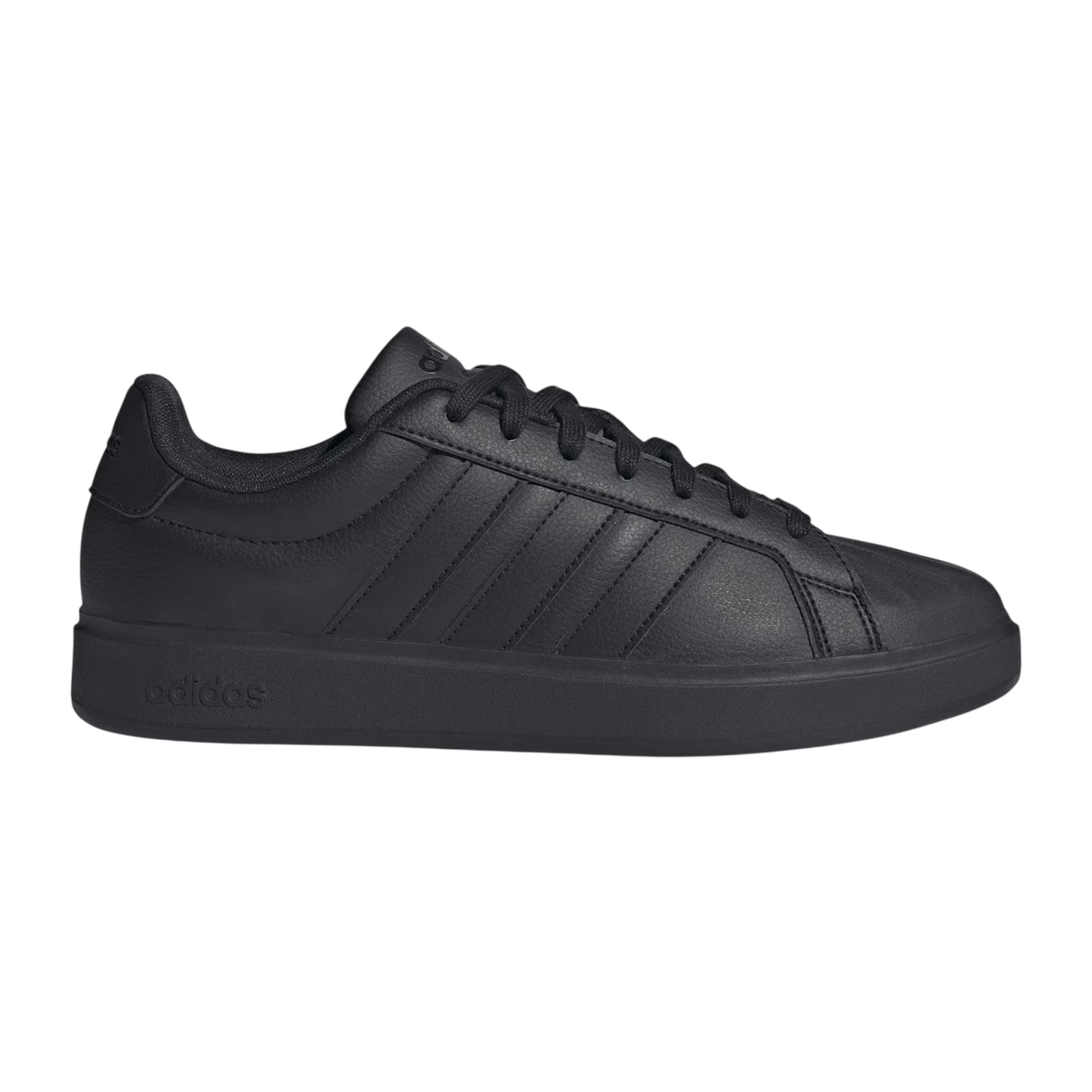 Triple Black - Front - Adidas Mens Streettalk Low Lace Up Trainers