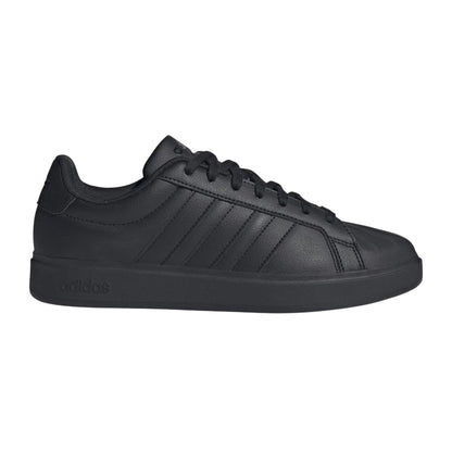 Triple Black - Front - Adidas Mens Streettalk Low Lace Up Trainers